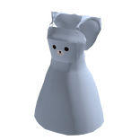 Bear Pinafore Dress Blue