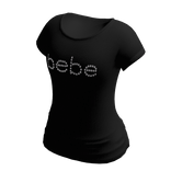 Bebe Y2K Black Curvy Shirt Skirt