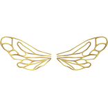 Bee wings in gold