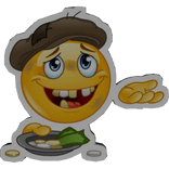Beggar Emoji Meme Shoulder Pal