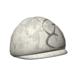 Beige and Grey Graphic Visor Beanie