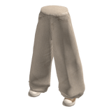 Beige Checkered Y2K Pants