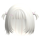 ♡ Beige Cutecore School Girl Bob W Pigtails & Clip