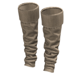 ☆ Beige Knit Baggy Warmer