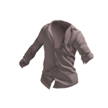 Beige Loose Button-up