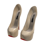 ☆ beige platform high heels