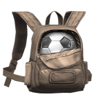 Beige Soccer Backpack