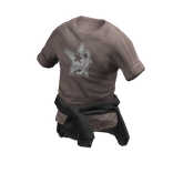 Beige Tee & Tied Hoodie