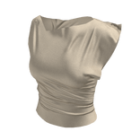 ☆ beige twist top