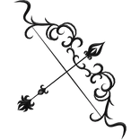 Beloved Cupid's bow - black