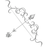 Beloved Cupid's bow - silver