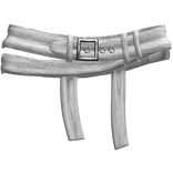 White Vkei Emo Double Belt 6.