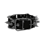 ♡ belt choker goth emo punk ♡