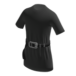 Belted long T-shirt : Black