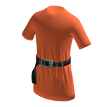 Belted long T-shirt : Orange