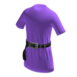 Belted long T-shirt : Purple
