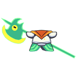 Berdly Dark World Armor + Halberd (BUNDLE)