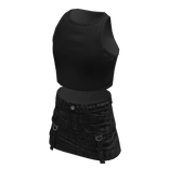 BerryBox March '24 Black Crop Top & Skirt
