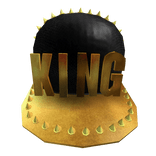 Big golden king cap