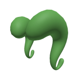 Big Green Alien Antenna Tendrils