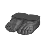Big Realistic Chad Feet Boots