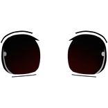 big red emo gothic eyes