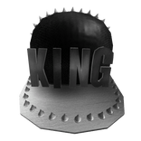 Big silver king cap
