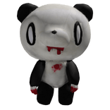 ʕ ×ᴥ×ʔ big undead panda gloomy plush (back)
