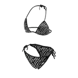 BIkini Swimsuit Zebra Print