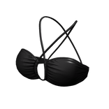 Bikini Top Black Urban Summer Halter String Tied