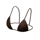 Bikini Top Brown String Tied Hawaiian Y2K Beach