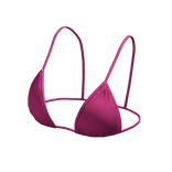 Bikini Top Pink String Tied Hawaiian Beach Y2K