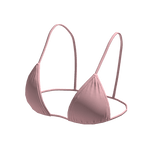 Bikini Top Pink String Tied Hawaiian Beach Y2K