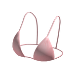 Bikini Top Pink String Tied Hawaiian Y2K Beach