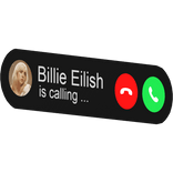 Billie Eilish is calling phone call bubble