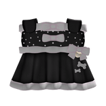 ♡; Winter Black Cute Puppy Dress !