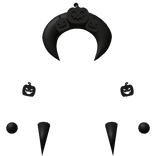 Halloween Pumpkins Black Piercing