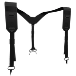 Black Alice Webbing Suspenders