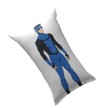 Black & Blue Invincible Pillow