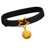 Black & Gold Bell Cat Collar 1.0