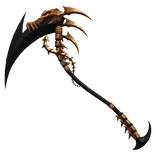 Black and Gold Bone Scythe