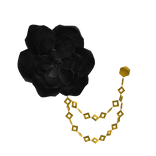 Black and Gold Lapel