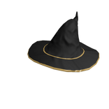 ♾️ Black and gold wizard hat (PBR)