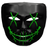 Black and Green Purge Mask