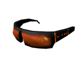 Black And Orange Shades W Inc. Sunglasses Recolor
