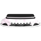 ♡ black & pink cute mini skirt