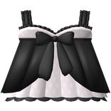 black and pink dress