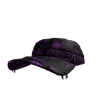 Black & Purple Spikey Emo Hat