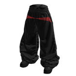 Black & Red Designer Tracksuit Pants