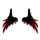 Black and Red Gothic Wings